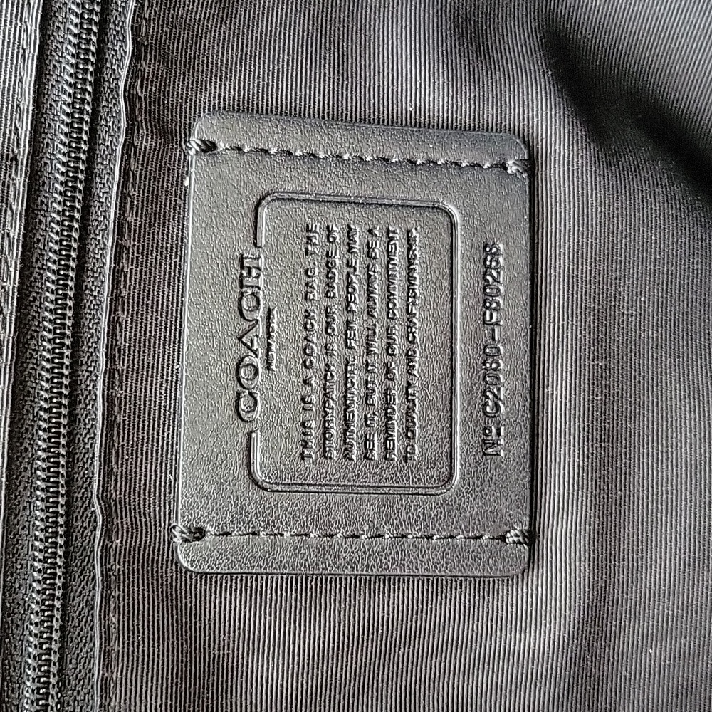 Coach Black Leather Women's Bag - Picture 4 of 6